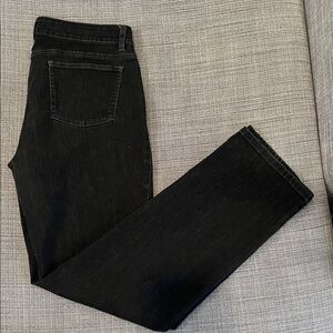 Eileen Fisher Women’s Black Straight Leg Jeans Sz 10